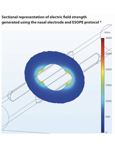 2 x Nasal electrodes for dogs, Ø 4mm (pack of 2 units)