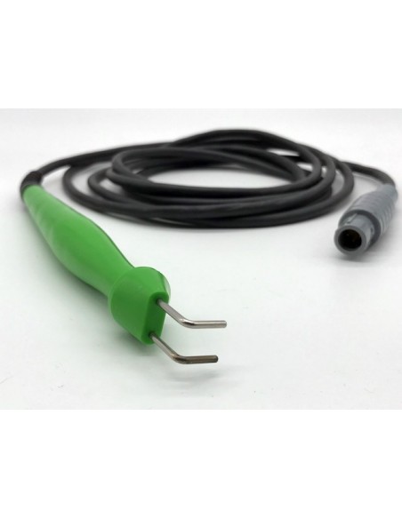 L-shaped electrodes, 10 mm gap