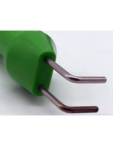 L-shaped electrodes, 10 mm gap